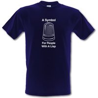 A Symbol For People With A Lisp male t-shirt.