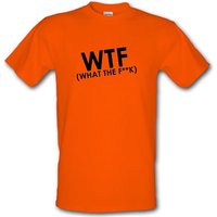 WTF (What The F**k) male t-shirt.