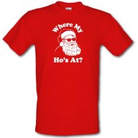 Where My Hos At? male t-shirt.