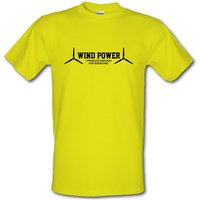 Wind Power I Produce Enough For Everyone male t-shirt.