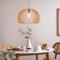 Wooden Ceiling Pendant Light Modern Rustic Hanging Lamp for Living Room Kitchen