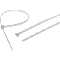 Faithfull Heavy Duty Cable Ties White Pack of 10 1200mm 9mm