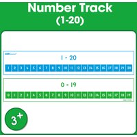 Edx Education Downloadable Number Track (1-20)