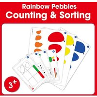Rainbow Pebbles Counting & Sorting Activity Cards