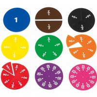 Printed Fraction Circles