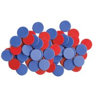 2-Colour Counters, Red/Blue