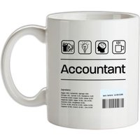 Accountant Ingredients mug.