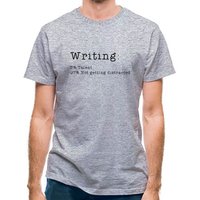 Writing : 3 Percent Talent classic fit.
