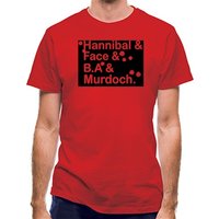 Hannibal & Face & B.A & Murdoch. classic fit.