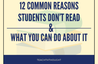 12 Reasons Students Don’t Read & What You Can Do About It – TeachThought