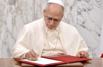 Pope Leo says two-state solution ‘only solution’ to Israel-Palestine conflict