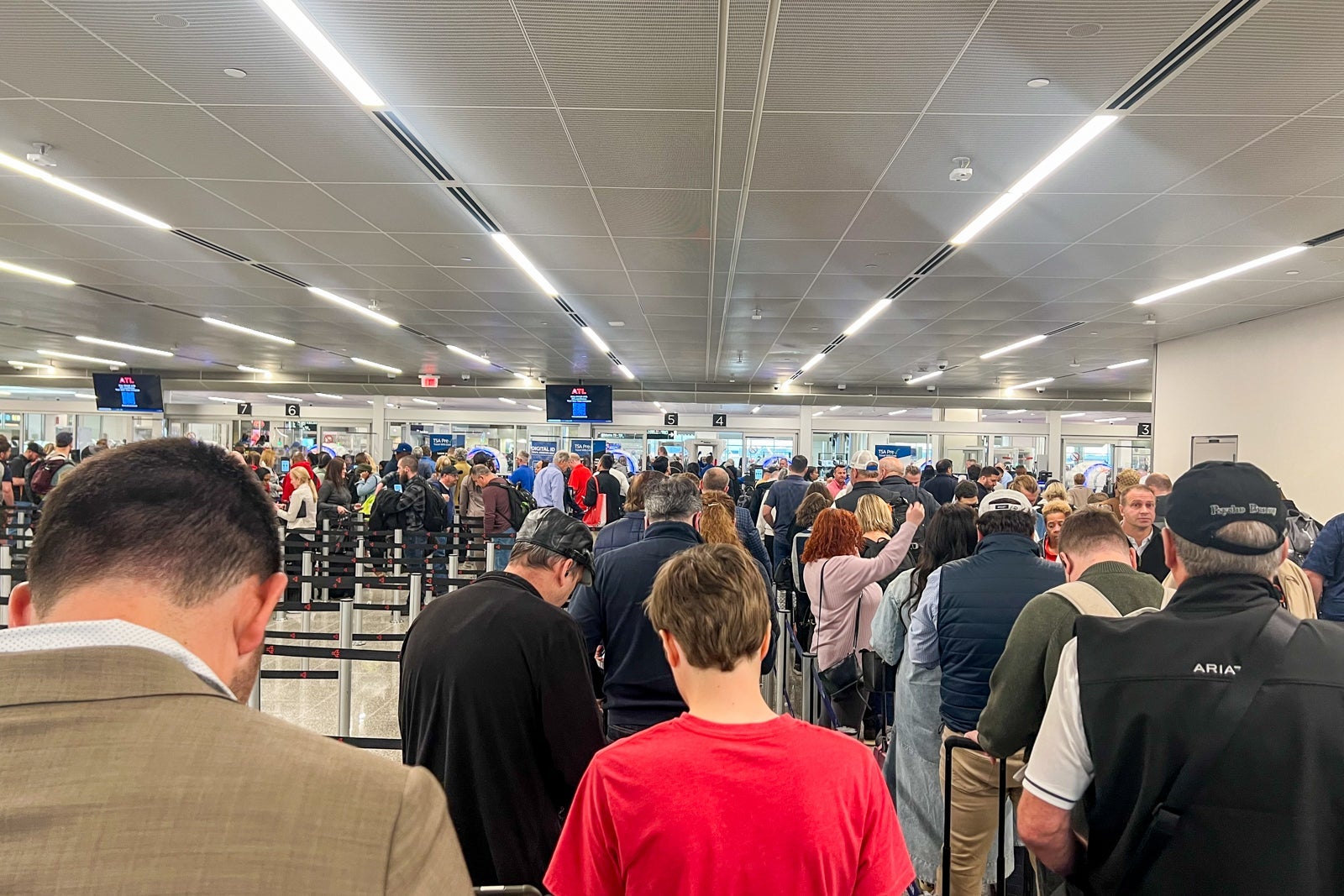 Biometric screening at Atlanta Airport (ATL)