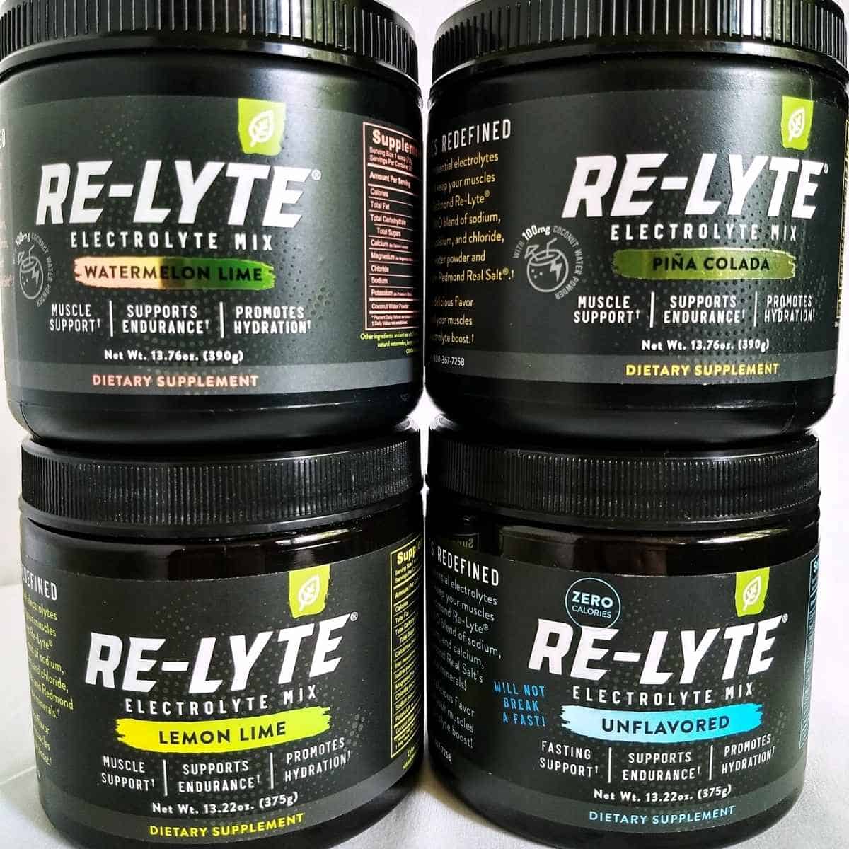 Comparing Electrolyte Powders: Relyte vs Liquid IV (Sugar-Free) 4 jars of relyte electrolyte drink mix - Comparing Electrolyte Powders: Relyte vs Liquid IV (Sugar-Free)