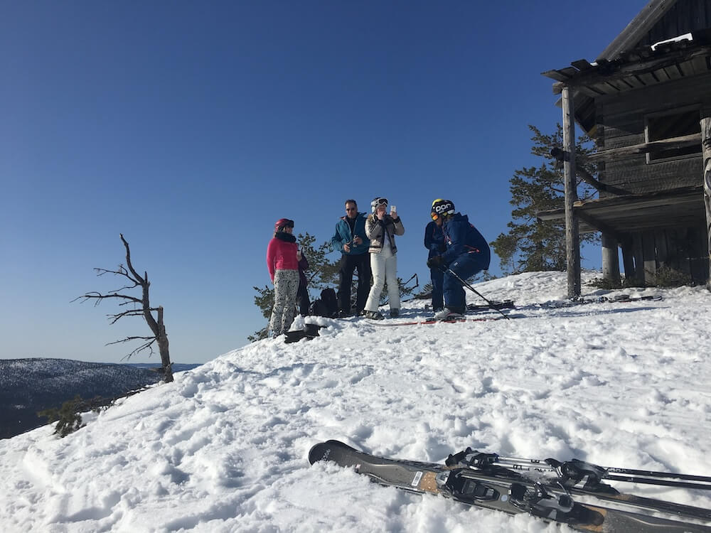 skiing in levi