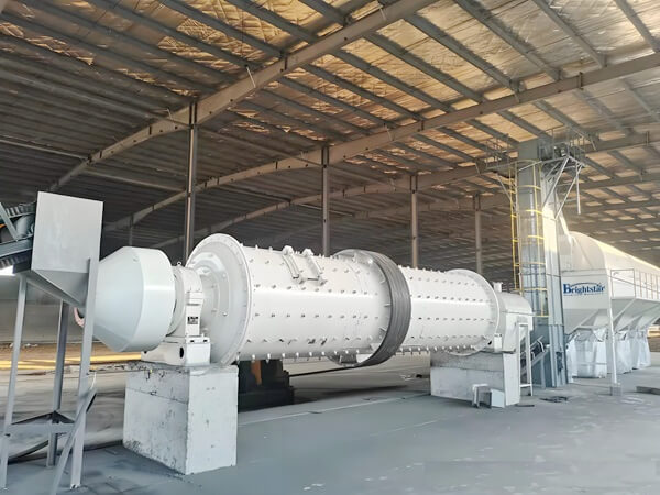 Aluminum dross ball mill and screening system