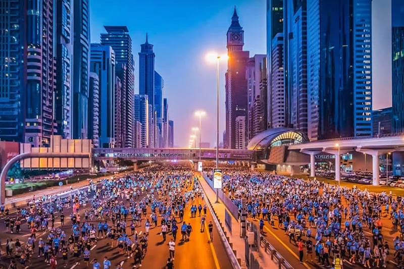 Dubai Run - road closures ths weekend 