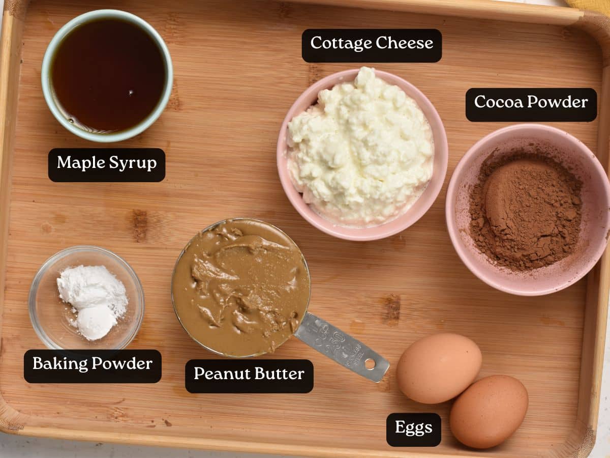 Ingredients for Flourless Protein Cake