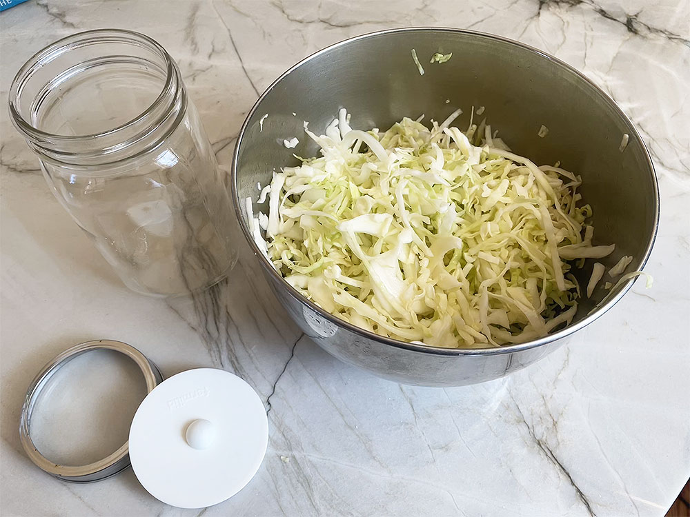 Cabbage in a bowl