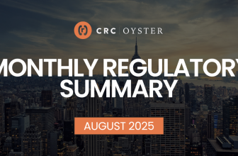 Monthly Regulatory Summary (August 2025)