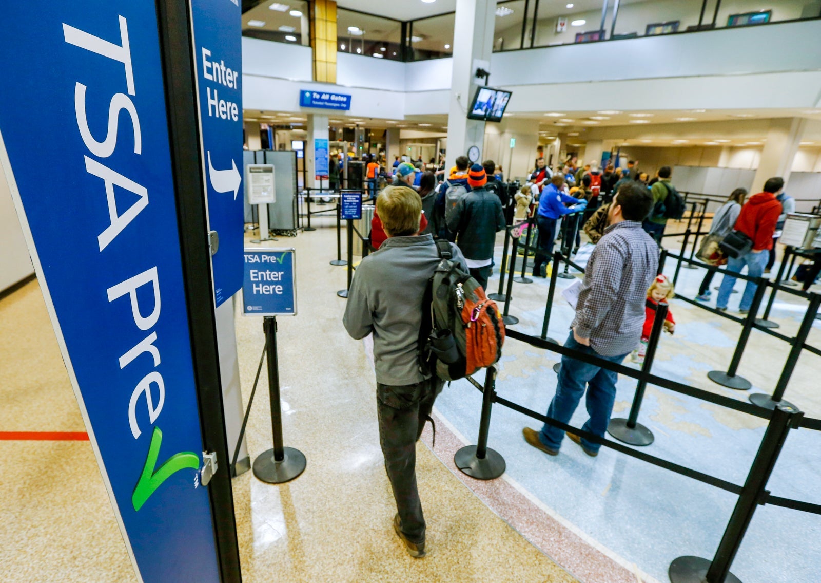 Security At The Salt Lake City International Airport During Holiday Travel