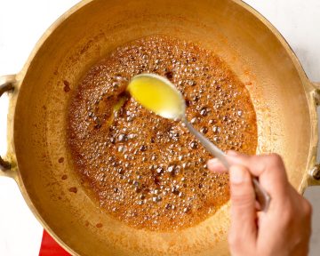 add more ghee (nei payasam)