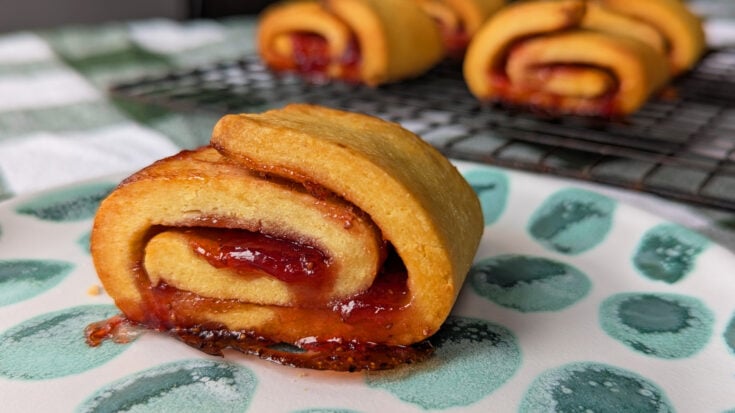Gluten Free Jam Roly Poly Treats