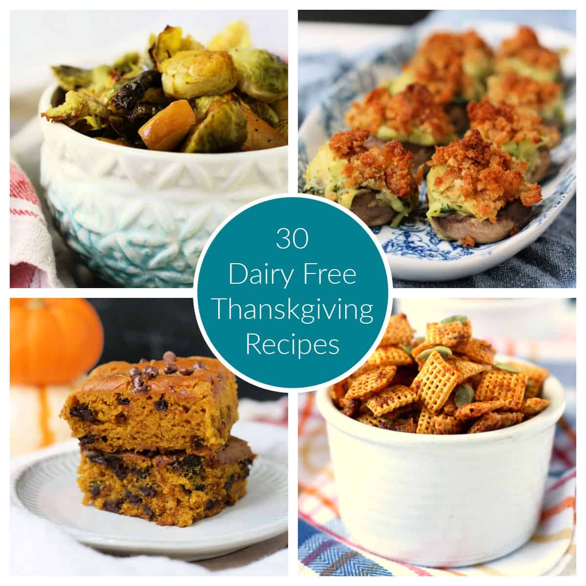 dairy free thanksgiving recipes