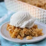 easy gluten free vegan apple crisp
