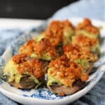 easy vegan stuffed mushrooms