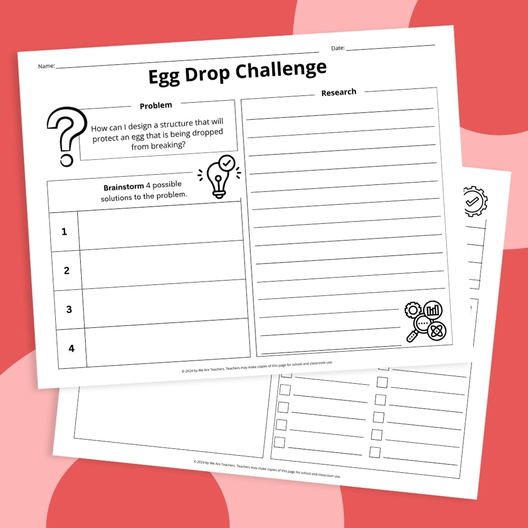 egg drop challenge