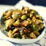 garlic roasted brussels sprouts