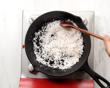 roast coconut