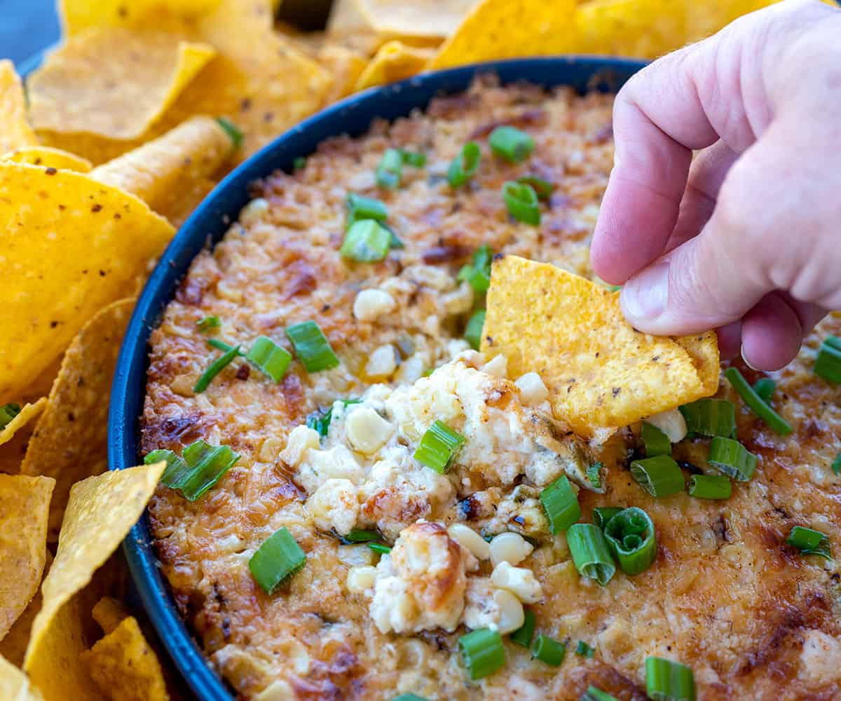 Grilled Street Corn Dip (Elote Dip)