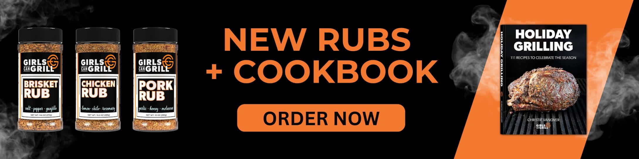 New rubs and cookbook.