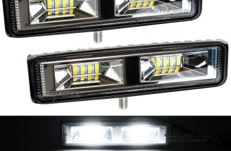 2PCS LED Work Light Bar Flood Spot Lights Driving Lamp 12V 100W Offroad Car SUV