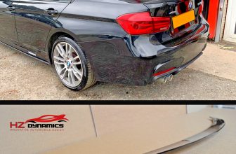 GLOSS BLACK PERFORMANCE BOOT LIP SPOILER FOR 2013-18 BMW F30 F80 3 SERIES 4DR