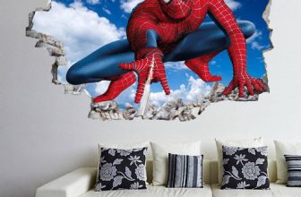 Superhero Wall Art for Spiderman Fans: Decal Sticker Mural Poster Print