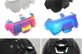 Motorcycle Helmet Rear Spoiler Aerodynamic Tail Wing Upgrade Stable Riding Gear