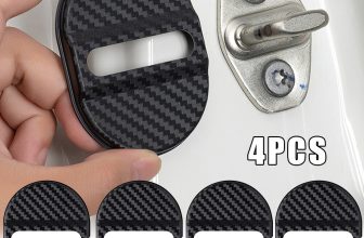 4x Car Door Lock Protective Cover Anti Rust Cushion Vehicle Interior Accessories