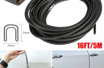 1Pc Universal Car Door Edge Seal Strip Exterior Cover Carbon Fiber Accessories