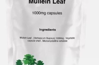 Mullein Leaf 1000mg Capsules – Support Respiratory & Lung Health – Eco-Friendly