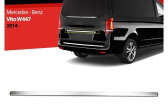 Trunk strip tailgate strip for Vito W447 from 2014 stainless steel trim
