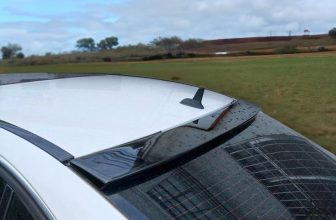 Gloss Black Rear Roof Spoiler Wing Window For Benz C Class W204 2007 08 09-2013