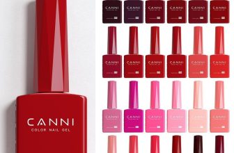 CANNI Hema Free Nail Gel Polish Soak Off UV LED Nail Varnish Top Base Coat 9ML