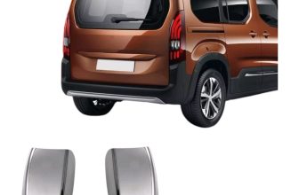 Tailgate hinge cover for Citroen Berlingo 3 from 2019 2 pieces stainless steel
