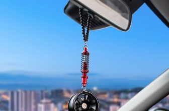 Car Pendant Interior Decor Mirror Rearview Alloy Wheel Hanging Accessories Gifts