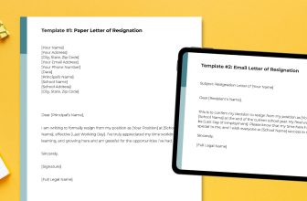 Teacher Resignation Letter Examples and Free Templates