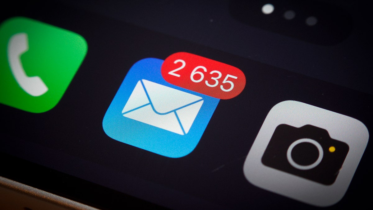iOS email app icon.