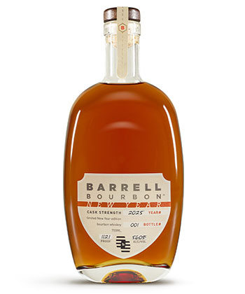 Barrell Bourbon New Year 2025 is one of the best bourbons to gift in 2025. 