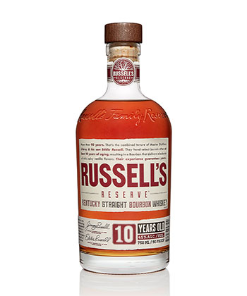 Russell’s Reserve 10-Year-Old Bourbon is one of the best bourbons to gift in 2025. 